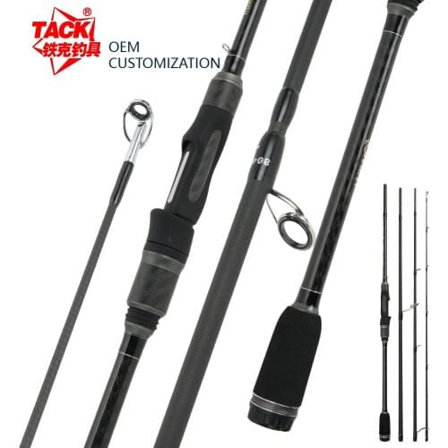 2.1m 4 Sections Power ML straight/gun holder Casting Light Fishing Lure Rod High Carbon Nano Cork Handle lure weight