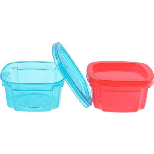 200ml Baby Food Boxes Container Baby Snacks Storage Boxes Mini Portable Crisper Sealed Boxborn Baby