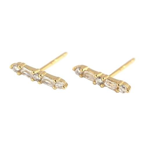 925 Sterling Silver Earring Cute Horse Eye Cactus Lightning Bear Star Stud Earring Multi-piece Personality Girl Woman Ear Jewel