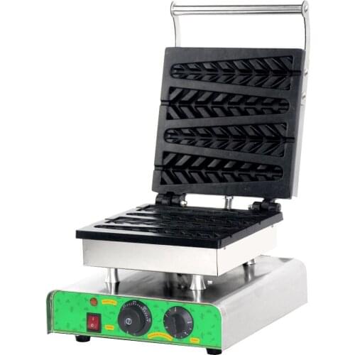 Free shipping Big lolly waffle machine Pine shape waffle stick/ lolly hotdog maker