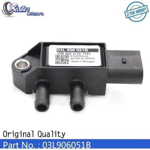 XUAN DPF Differental Difference Air Intake Pressure Sensor 03L906051B For Volkswagen Golf Passat Audi A3 A4 A5 A6 Q3 Q5 TT Seat