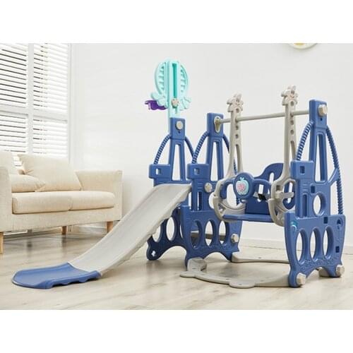 Baby Slide 3 in 1 Indoor Home Safety Slide Swing Chair Combination outdoor Kindergarten Slide Kids Playground Sports Game Toy