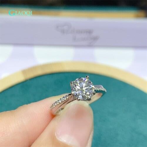 GIAOQI Rings With Diamonds