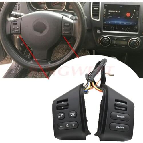 Car styling buttons FOR Nissan LIVINA & FOR Nissan TIIDA & For SYLPHY steering wheel control buttons with backlight