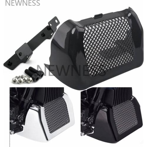 Motorcycle ABS Oil Cooler Cover Radiator Guard For Harley Touring Electra Glide Road King Street Glide FLHR FLHRC 2017-2020