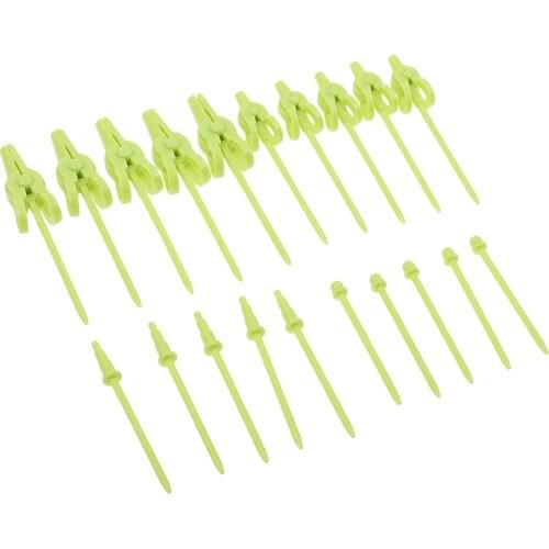 20 Pieces Plastic DIY Model Painting Kits Color Clips for Craft Wood Working