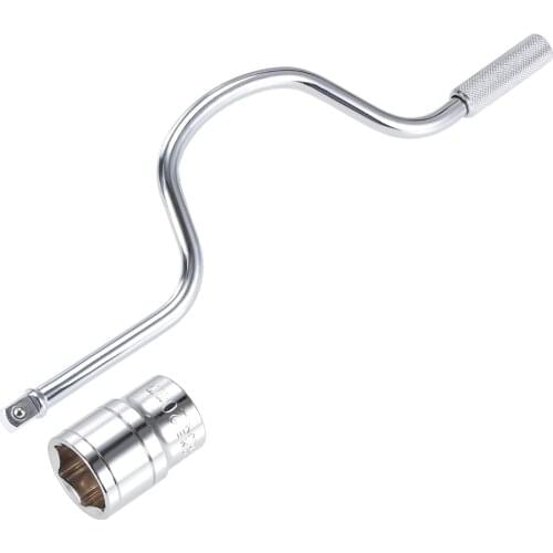 Uxcell Socket Accessory Set of 2 Pcs, 6-Point Shallow Socket 15" Speeder Handle Wrench W 1/2" Drive