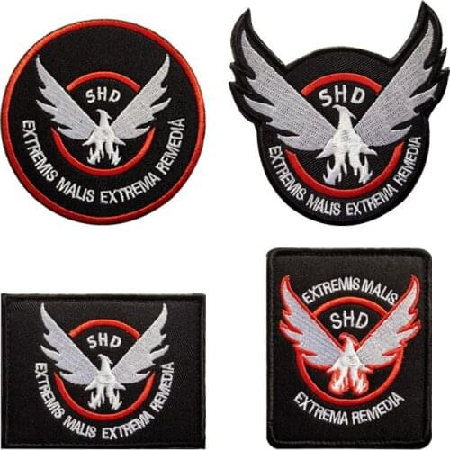 Cockade Embroidered Velcro Armband Military Tactical Badge Eagle Logo American Flag SHD Patch Outdoor Backpack Hat Cloth Sticker