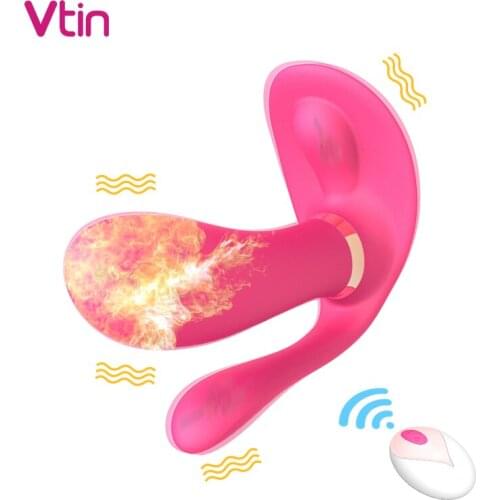 Wear Dildo Vibrator For Women Clitoris Stimulate Sex Toy For Women Remote Control Orgasm G-Spot Wearable Panties Vibrator