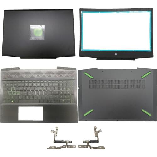 New For HP Pavilion 15-CX Series TPN-C133 Laptop LCD Back Cover/LCD Front bezel/Palmrest Upper Case/Bottom Case L20313-001 Green