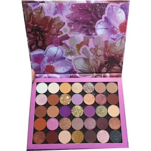 Newest Long-lasting Waterproof 35 Colors Butterfly Eyeshadow Palette Cosmetics Matte & Shimmer Eye Pressed Powder Drop Shipping