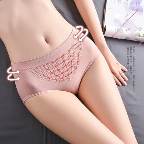 New Women Panties Cotton Maternity intimates Warm Palace Honeycomb Casual Fashion Ultra-thin Seamless Briefs Underwear