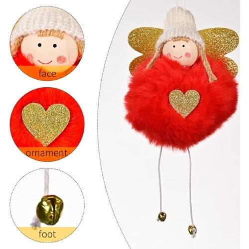 New Christmas Pendant Cute Colourful Ornaments Hanging Decor for Family Christmas Decoration Drop Ornaments Christmas Pendant