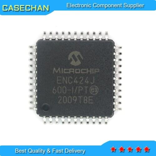 10PCS~50PCS ENC424J600-I/PT QFP44 ENC424J600-I QFP ENC424J600 ENC424J 600-I/PT QFP-44 100% Original New In Stock IC chip