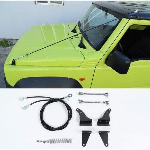 Black Iron/Stainless Steel Branch Branching Line Decoration Trim Fit For Suzuki Jimny 2019-2021 Exterior Car Accessories