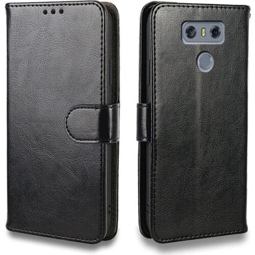Luxury Case For LG G6 G5 G4 Q6 Q7 G8 G8X G8s G7 V10 V20 V30 V35 V40 V50 ThinQ Case Flip leather Wallet Card Slot silicone Cover