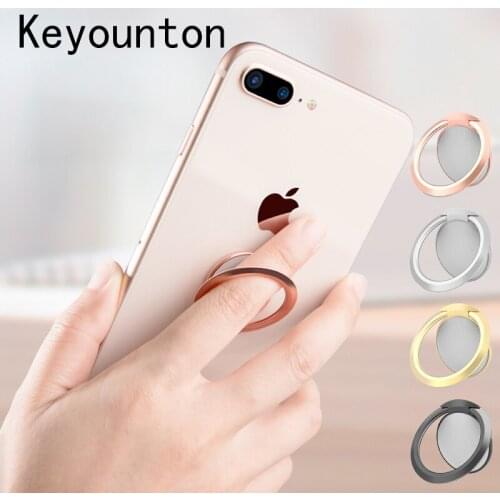 360 Degree Stand Ring Holder Luxury Ultra Thin Metal Finger Rings for iPhone X Samsung Huawei Smart Phone IPAD MP3 Car Stand