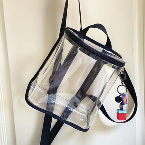 Backpack Girl Boys 2021 Children Transparent Backpack Korean PVC Outdoor Beach Summer handbag