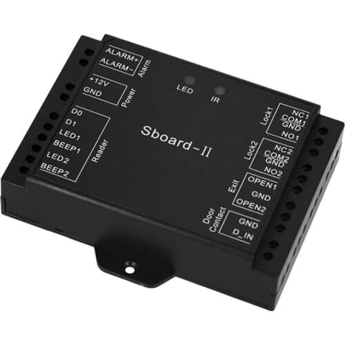 Sboard-II Mini Wifi 2 Door Access Control Board Panel Dual Control Relay Wiegand Users Board APP Access 2100 26-37 Control