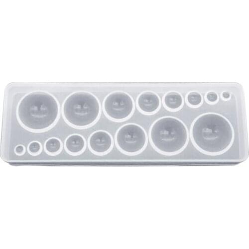 Silicone Mold DIY Crystal Epoxy Resin Molds Time Stone Jewelry Making Crafts Round Handmade Cake Fondant Ornaments Tools