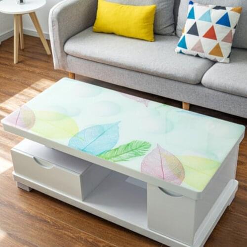 HAZY PVC Tablecloth Waterproof Small fresh Table Cover Oil-proof Rectangular Table Cloths Protect the Desktop Easy to Clean