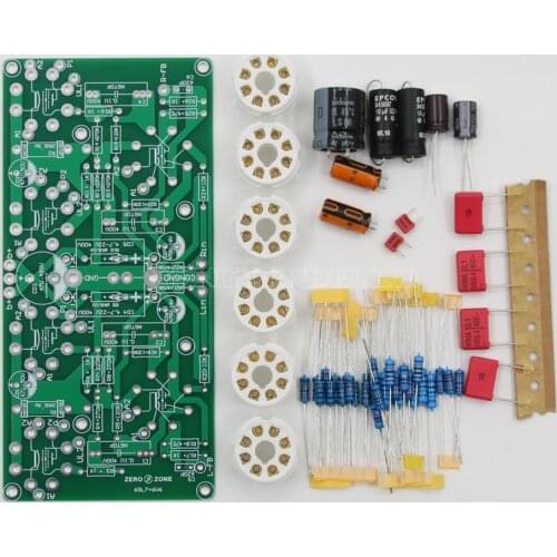 Ultra-Linear Push-Sull 6SL7+6V6 Tube Amplifier Board Kit 10W+10W HiFi Audio Amp