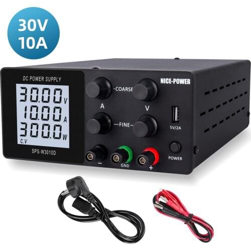 USB 30v 10a Adjustable DC Laboratory Power Supply 60V 5A AC Adjustable Voltage Regulator Stabilizer Switching lab Bench Power