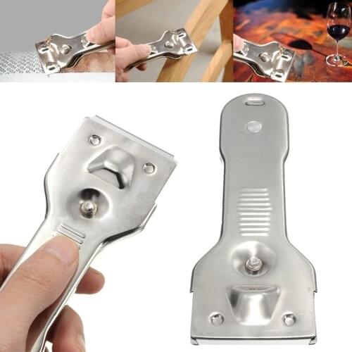 1PC Multifunction Glass Ceramic Hob Scraper Cleaner Remover With 5pcs Blade For Cleaning Oven Cooker Tools Utility Knife Shovel