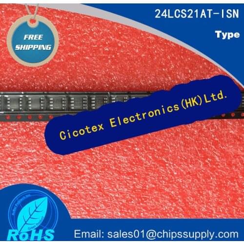 10pcs/lot 24LCS21AT-ISN 24LCS21A-I-SN IC EEPROM 1K I2C 400KHZ 8SOIC