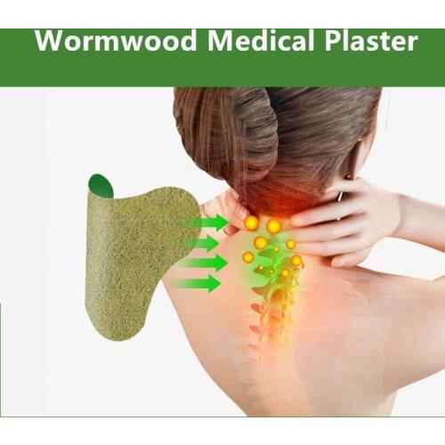 12Pcs Neck Patch Joint Cervical Spondylosis Body Pain Relief Sticker Rheumatoid Arthritis Wormwood Medical Plaster