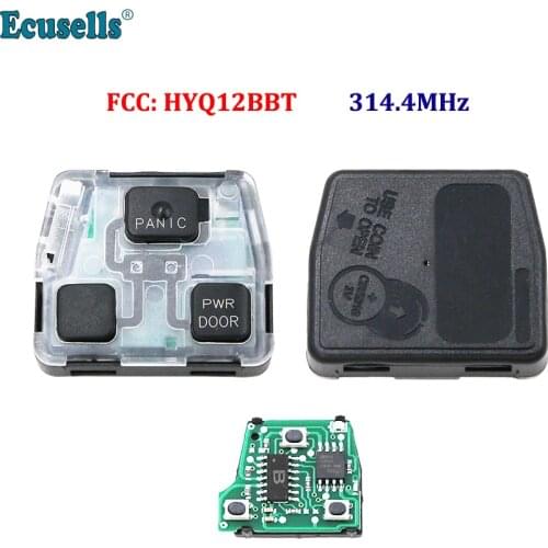 3 Buttons 314.4MHz Control Board FOB PCB for Toyota for Lexus RX330 RX350 RX400h RX450h ： HYQ12BBT