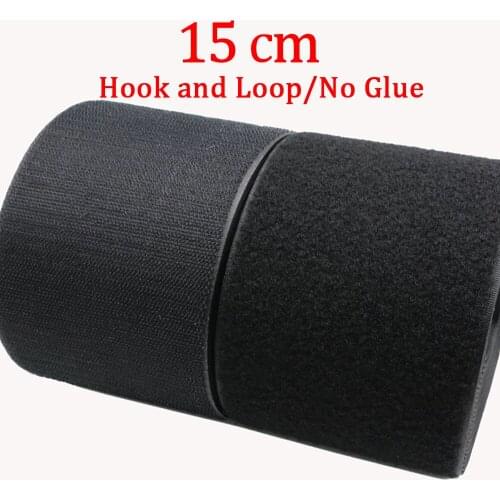 5Meters/pairs 150mm adhesive Hook and Loop fastener Tape Sewing-on the hooks velcros adhesive Magic tape DIY Black and White