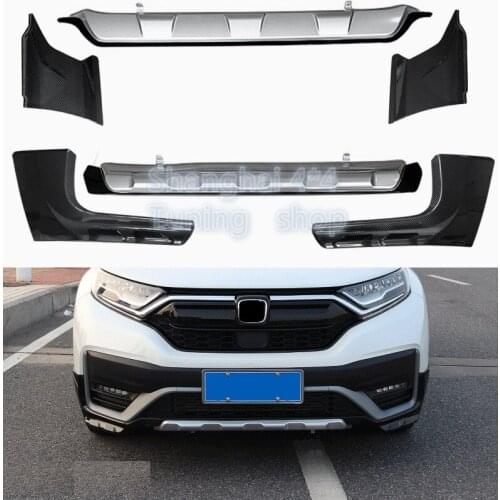 6 pieces ABS For Honda CR-V CRV 2020 2021 rear front skid plate bumper guard protector cover body kits