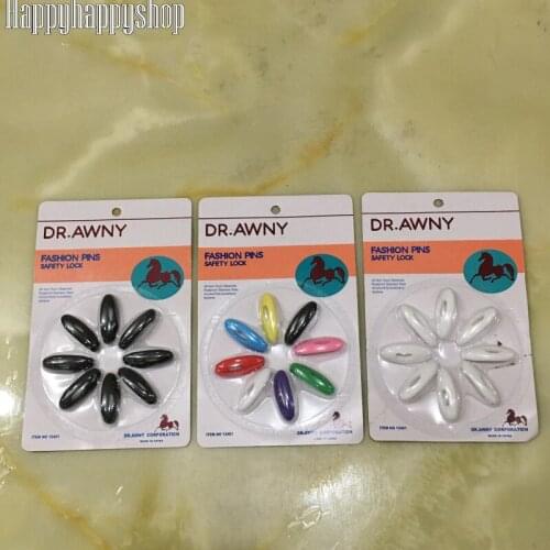 8Pcs/Lot Plastic Safety Brooch for Women Muslim Islamic Accessories Hijab Headscarf Abaya Pins Buckle Fashion Decoration