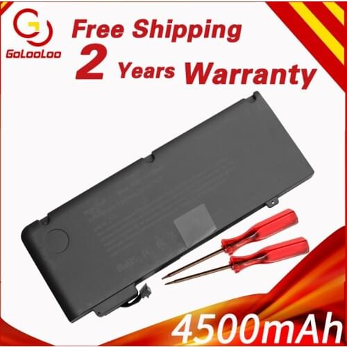 Golooloo 4500 mAh 10.95V Laptop Battery A1322 For APPLE MacBook Pro 13 " A1278 Mid 2009 2010 2011 2012 Screwdriver Battery