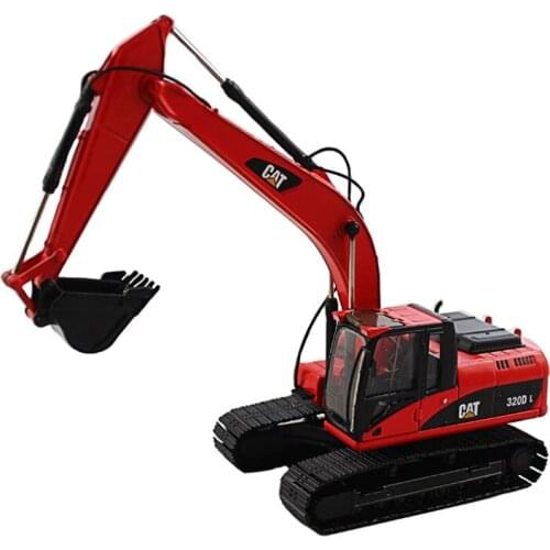 CAT 323D 1/50 Scale Alloy Track Caterpillar Excavator Engineering Vehicle 55215 Model Adult Toy Car Collection Static Gift