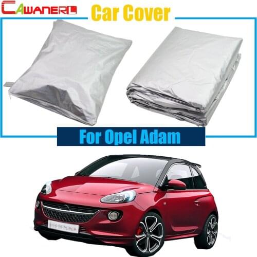 Cawanerl Free Shipping ! Car Cover UV Anti Auto Rain Snow Sun Resistant Protection Cover Dust Proof For Opel Adam