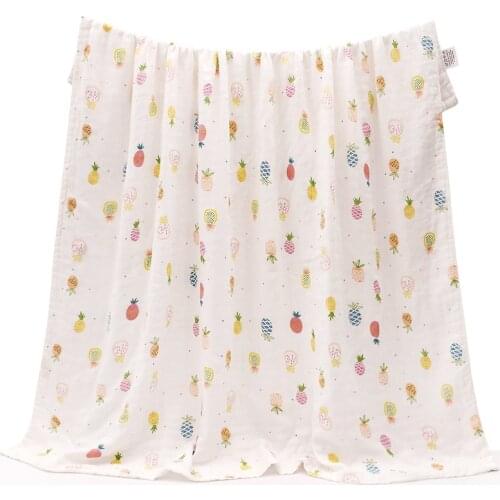 Baby Blanket For Newborn Soft Bamboo Fiber Cotton Muslin Swaddle Wrap For Infant Baby Bedding Children Bath Towel 4 Layers Gauze