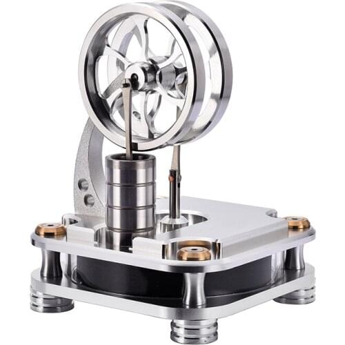 Water-cooled high-temperature metal power cylinder can start a boutique low-temperature high-temperature metal Stirling engine