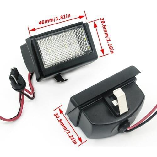 For BENZ M-CLASS(W164) ML GL-CLASS(X164) Smart Roadster 452 Car Rear white LED license plate light number plate lamp