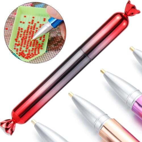 For Square Round Diamond Painting Tool Point Drill Pen New Diamond Pens 5D Painting with Diamonds Accessories
