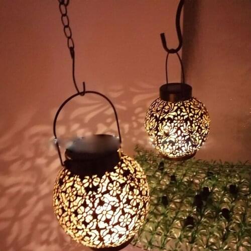 Solar Powered Lantern Outdoor Solar Garden Light Dancing Flicker Flame LightYard