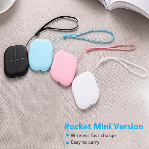 Mini Square Portable Power Bank Wireless Charger Lightweight And Compact Automatic Switching Protection Mode Charger