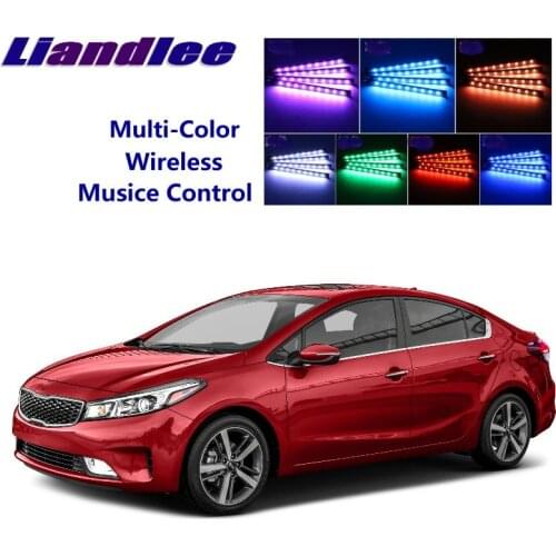 Liandlee Car Neon Color-Changing Light of Atmibient Inside Footwell Light For KIA Forte K3 Cerato Shuma Koup
