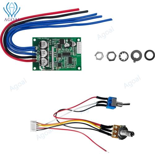 Brushless Motor Controller Driving Board Module DC 12V-36V 500W High Power Tool Speed control