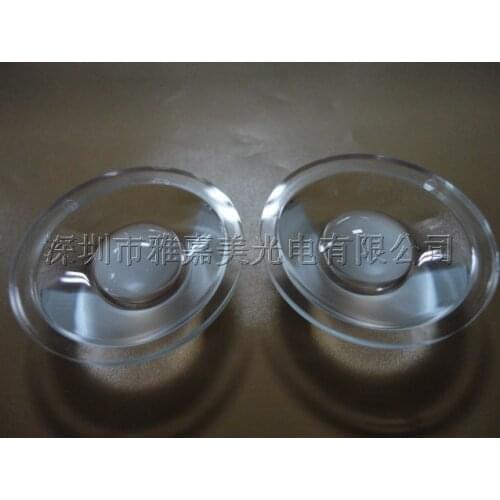 COB light source lens Diameter 35MM 30 degrees led lens, CREE CXA lens