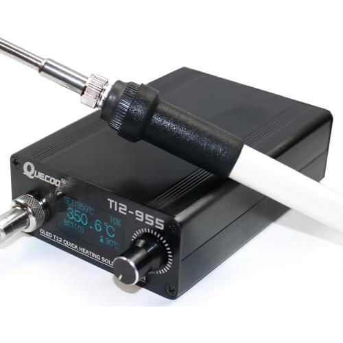 STM32 T12-955 V2.1s Soldering Station Electronic Soldering iron 1.3inch Digital station solder iron tip welding tool no plug