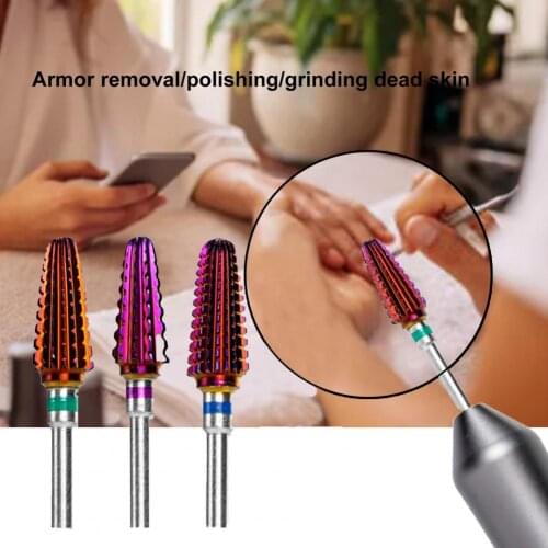 Nail File Drill Mini Wear-resistant Tungsten Manicure Ceramic Grinding Head for Professional Manicure tools