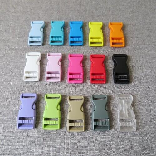 10pcs/lot 20mm strong Plastic breakaway buckle strap buckle for bag pet dog collar necklace bracelet paracord sewing accessory