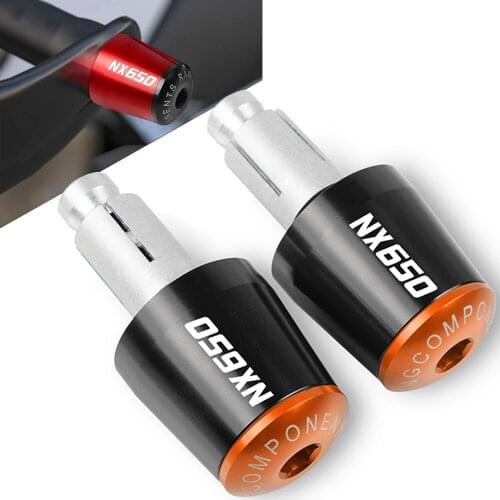 Motorcycle Handlebar Grips End Handle Bar Cap End Plug For Honda NX650 NX 650 J-X Dominator 1988-1999 1989 1992 1991 1992 1993